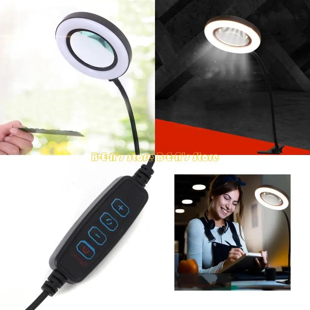 Y1AD Portable 3 Modes LED Night Lights USB Rechargeable Table Lamp Adjustable Light