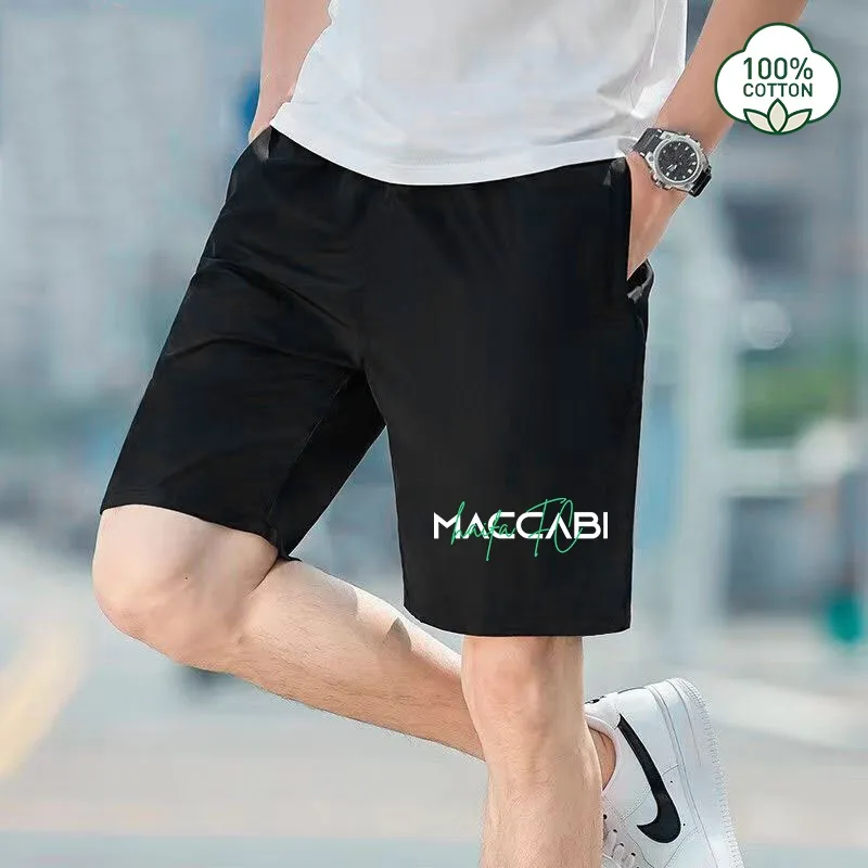 TESM Summer Men Black Cotton T-Shirt  Short Pants Streetwear Fashion Short Sleeve Couple Parent-Child Casual  Cotton Tee