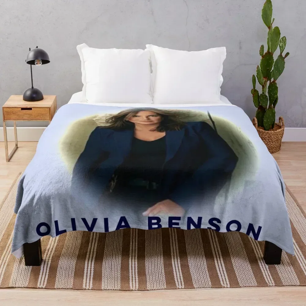 

Olivia Benson Throw Blanket Luxurious Soft Fuzzy Blanket for Sofa Bed