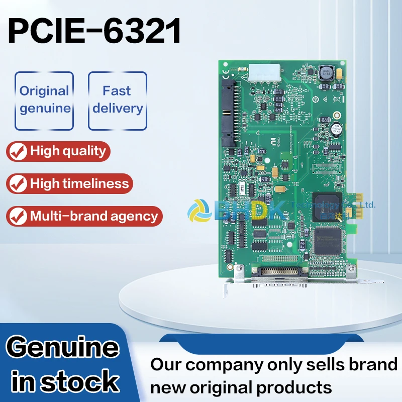 For PCIe-6321 X Series Multifunction DAQ Card 16 Bit PCIe Data Acquisition Board With 2 Analog Output 781044-01