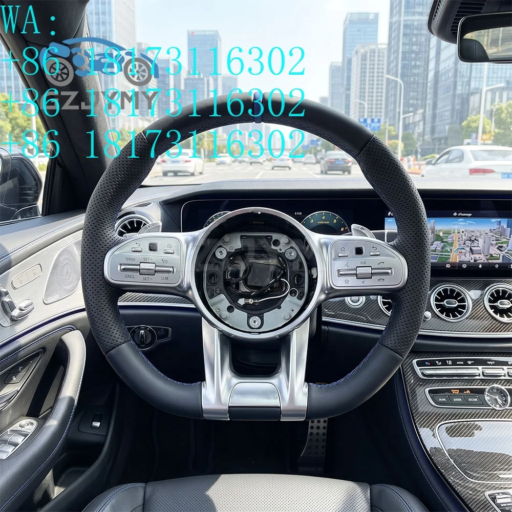 Factory Discounts Leather Steering Wheel for  C-Class E-Class W218 W219 W217 W257 W211 W213 W167 W176 W201 W220 C63 C43 CLS550