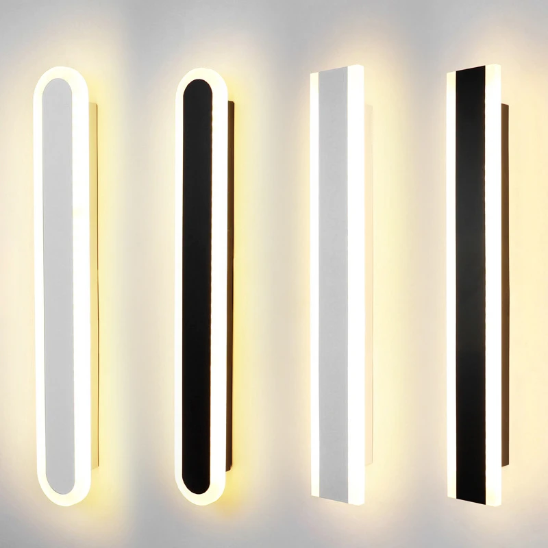 

Long line Acrylic Indoor Wall Lamp LED Wall Light Bedroom Living Room Balcony Aisle Bedside Lights Modern Nordic Sconce Lamps