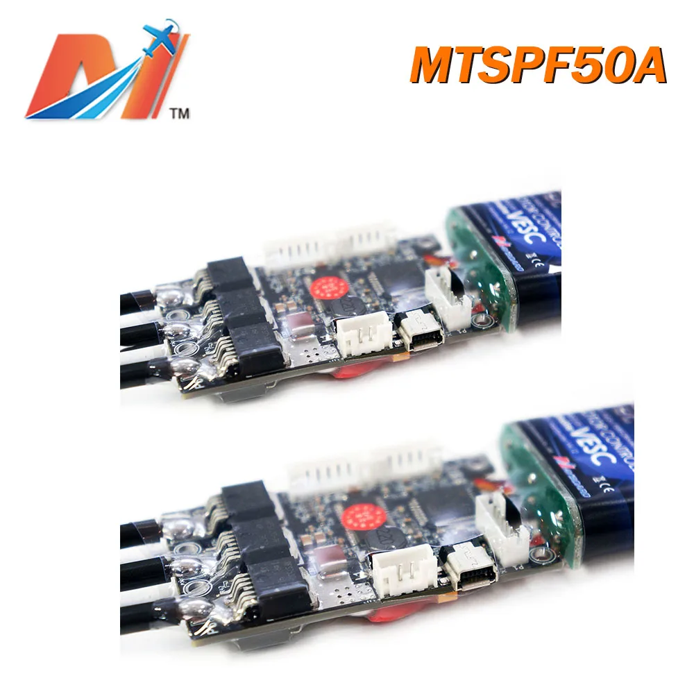 2PCS Maytech 50A VESC6.0 VESCTOOL BOM Super Controller for Fighting Robotic Esk8 Electric Skateboard Motorized Board Robots Arm