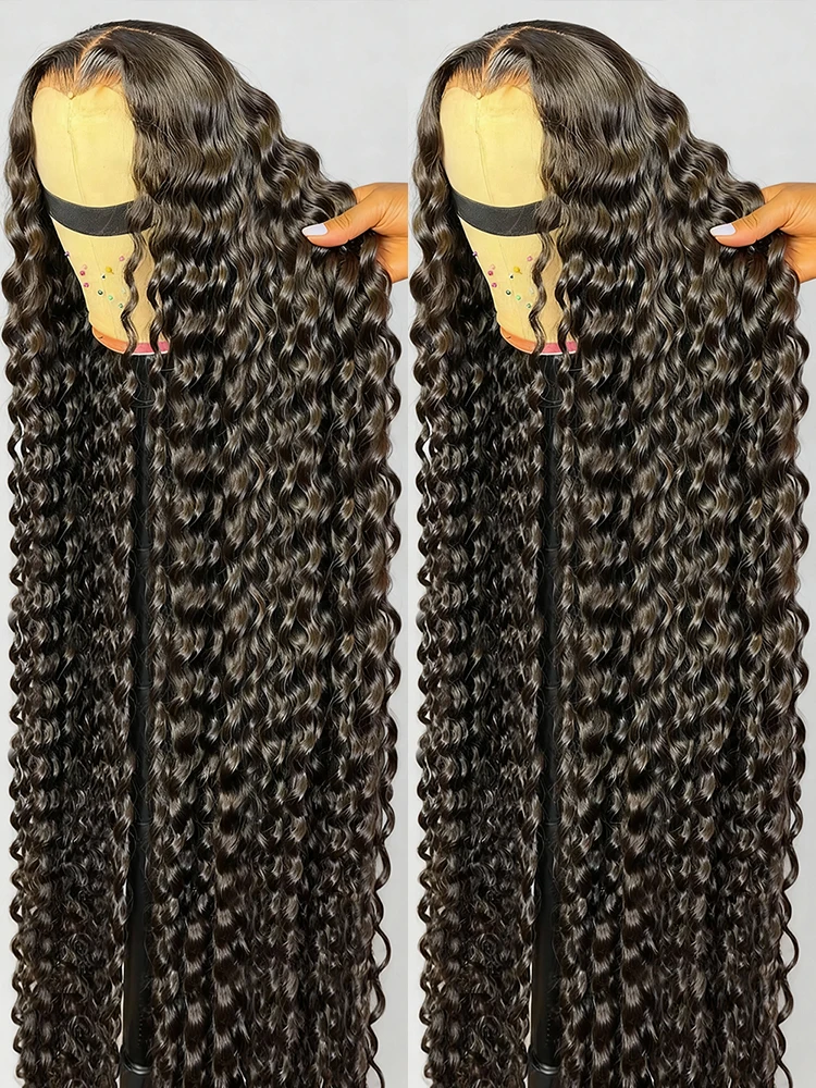 

30 40 Inch Loose Deep Wave Frontal Wig Human Hair 13x6 Lace Front Wig Nature Wave Curly 13x4 360 Full HD Lace Wig For Women 250%
