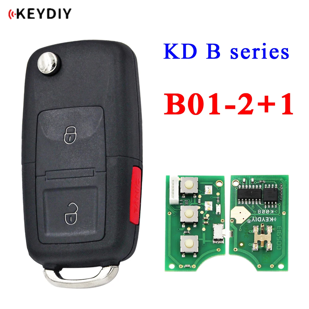 KEYDIY B series B01-2+1 2+1 Button Universal Remote Control for KD900 URG200 KD-X2 Mini KD KD-MAX to Generate New Remote for Car