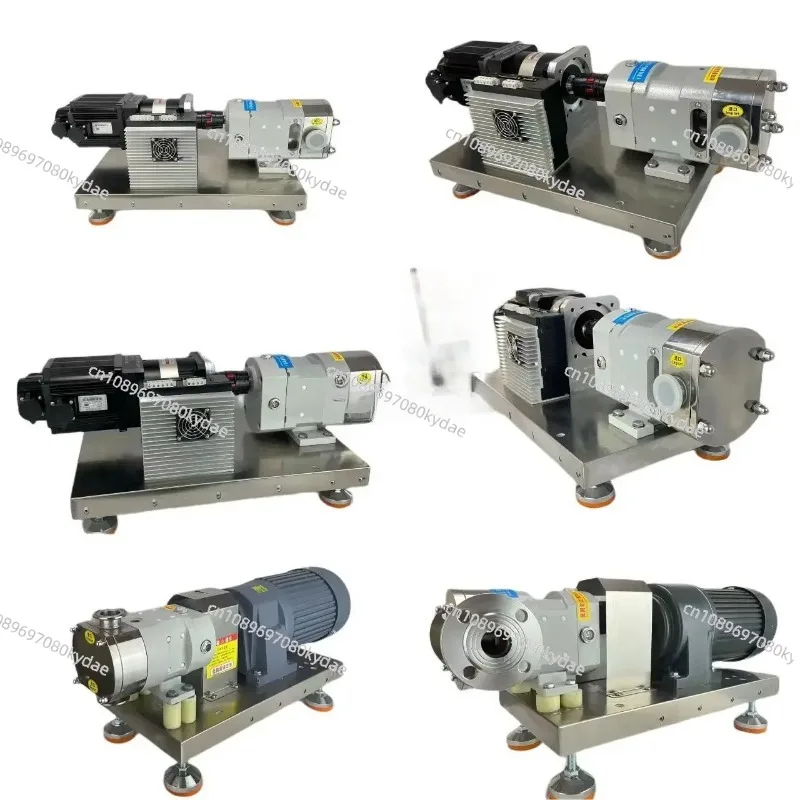 Electric Chocolate & Honey Transfer Pump - Sanitary Rotary Gear with Lobe Impeller - Food Grade Filling Machine