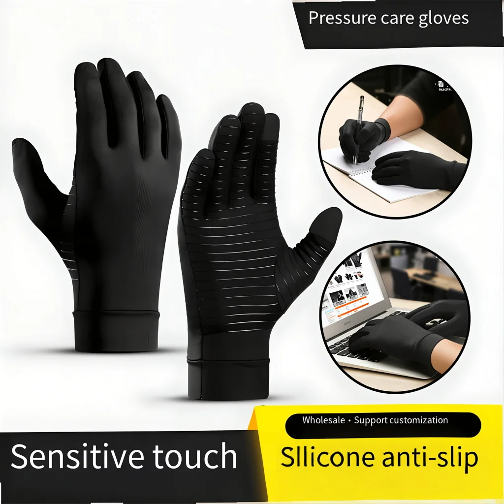 Magnetic Anti Arthritis Healthy Compression Therapy Rheumatoid Hand Pain Wrist Guard Suitable Multiple Scenarios Cycling Gloves