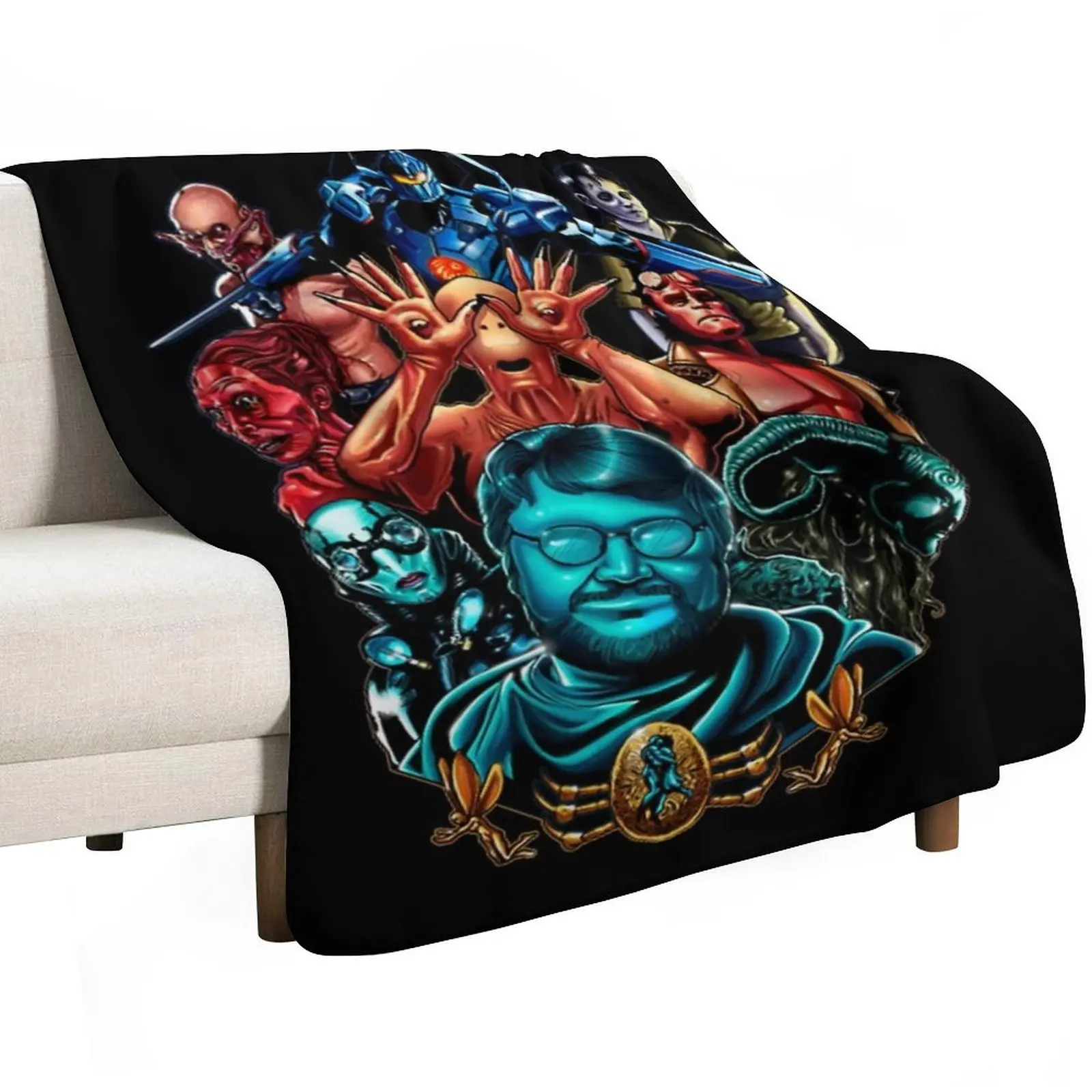 Del Toro Tribute Throw Blanket Blankets Sofas Of Decoration Extra Large Throw Warm for babies Nap sofa bed Blankets