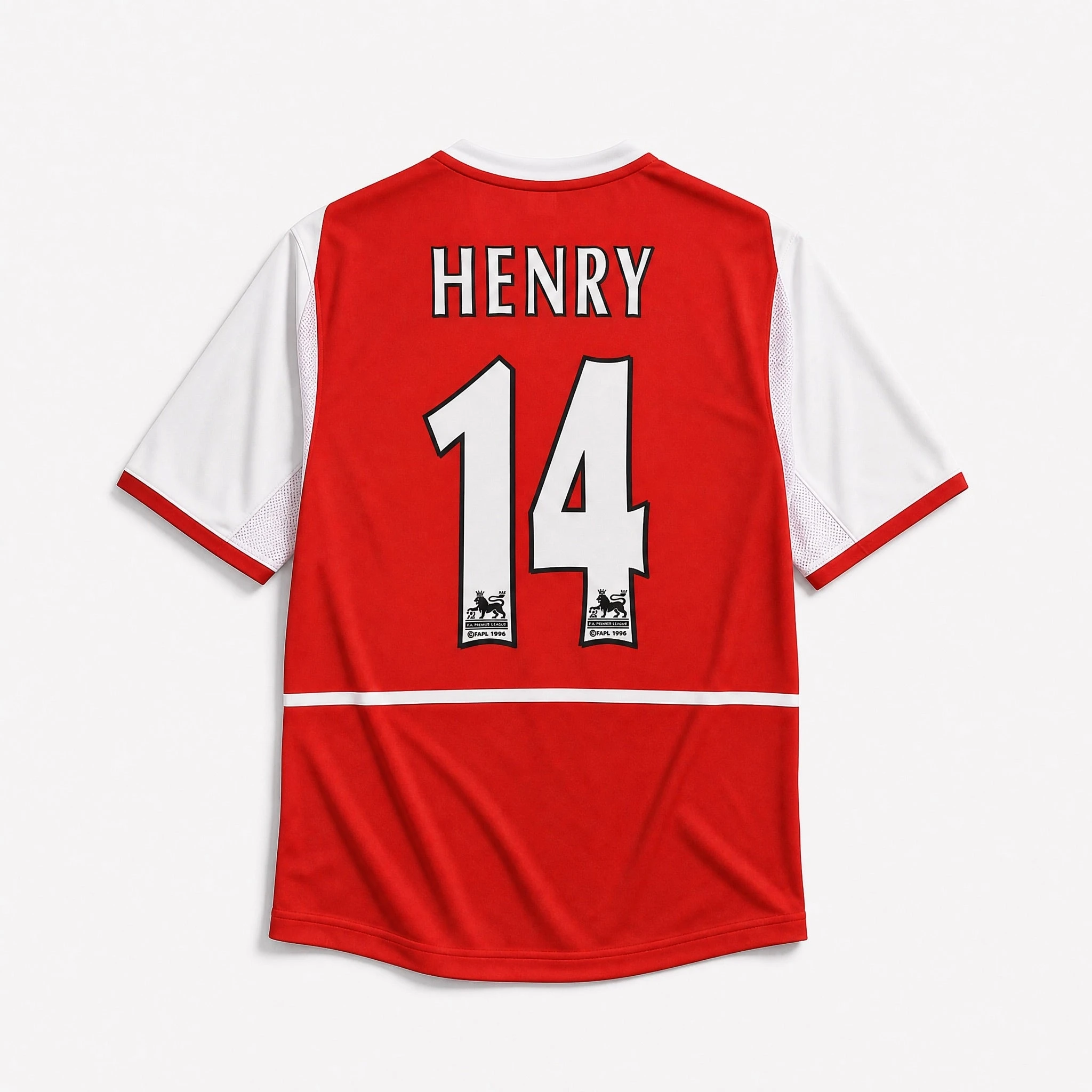 The Invincibles Arsenal Henry 14# Unisex  Retro Football Jersey Shirt  3D Print Mesh Ventilation Quick-dry Jersey Shirt