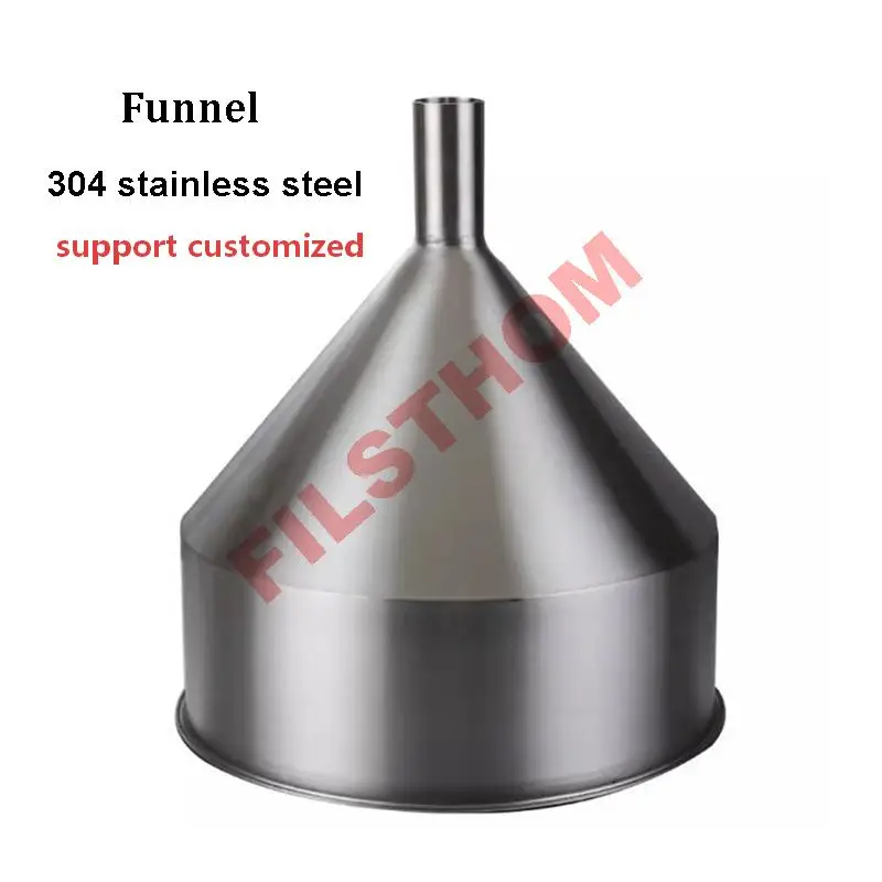 Food Standard 304 Stainless Steel Filling Funnel Hopper For Liquid Paste