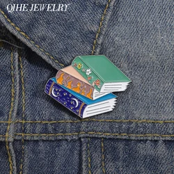 Fantasy Books Badge ACOTAR Enamel Pins Reading Lover Nerd Collectible Accessory Backpack Lapel Badge Jewelry Gift for Kid Friend