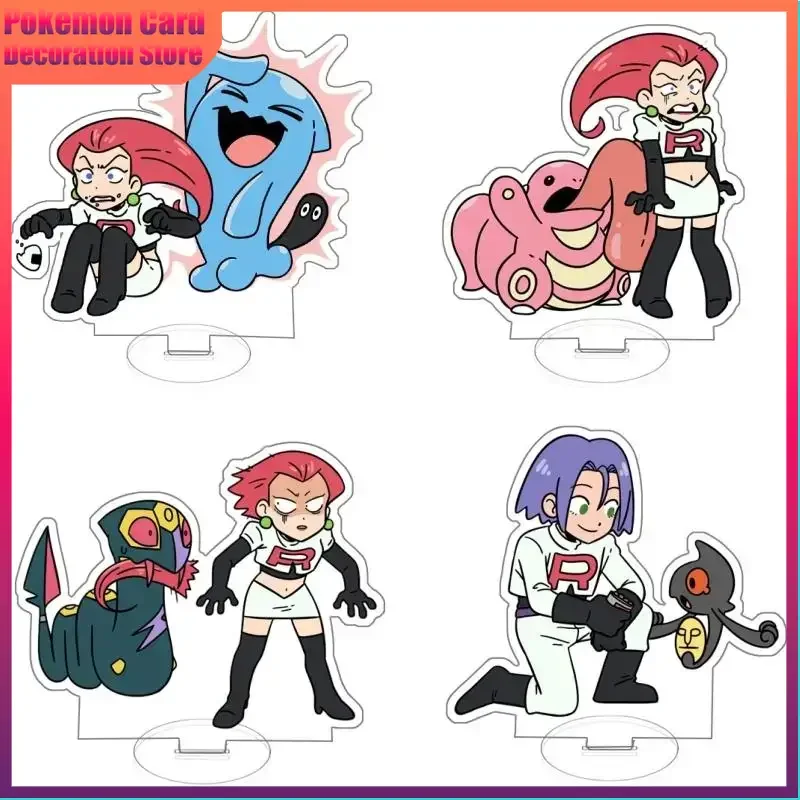 

Pokemon Gift Qikachu Squirtle Acrylic Stand Anime Peripherals Cute Cartoon Desktop Decorations Kawaii Birthday Friends Goods