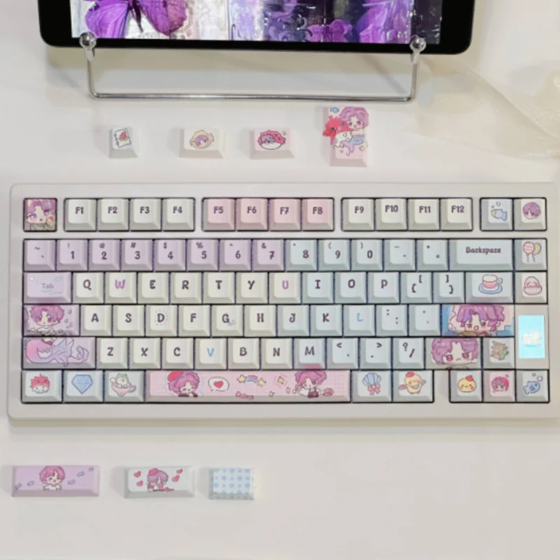 

Love And Deepspace Series Keyboard Cap Xavier Zayne Rafayel Keycaps Peripheral Anime Pbt Mechanical Keyboard Caps Decoration