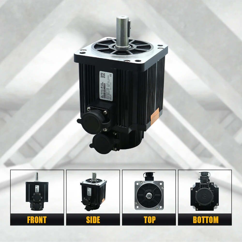 محرك سيرفو للـ CNC ، 1.5 كيلو وات ، 2500r ، 6N.m ، AC220V ، جهاز توجيه بالدقيقة ، شفاه أحادي الطور ، محرك ثلاثي الطور ، RS485 ، كبلات 3 م #2