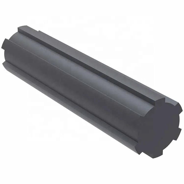 OEM Manufacturer CNC Machining Thread Shaft Long Roller Shaft Standard Spline Shaft