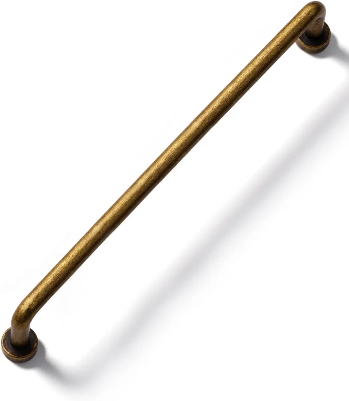 

Antique Brass Cabinet Pulls, Set of 10 Classic Vintage Style Drawer Handles for Kitchen Cabinets