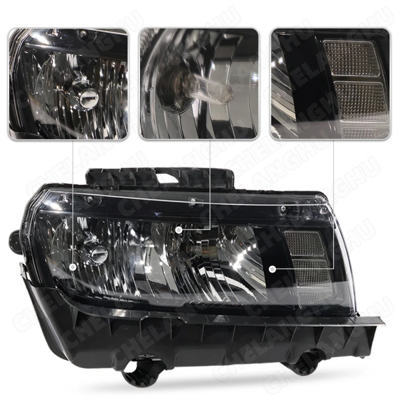 Right Passenger Side Front Headlight For Chevrolet Camaro 2014-2015 Headlamp DRL Car Accessory GM2503391 23187850