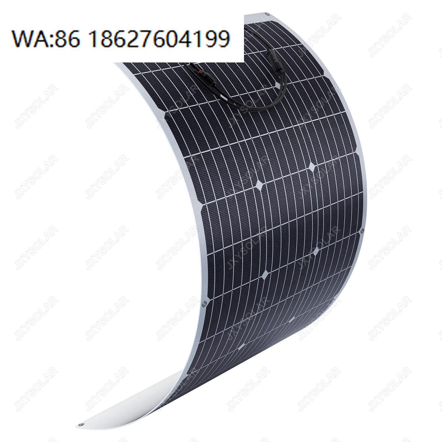 200W 300W Half Cell Flexible Solar Panel, Monocrystalline Design for Car Boat Home Off Grid Power Generation