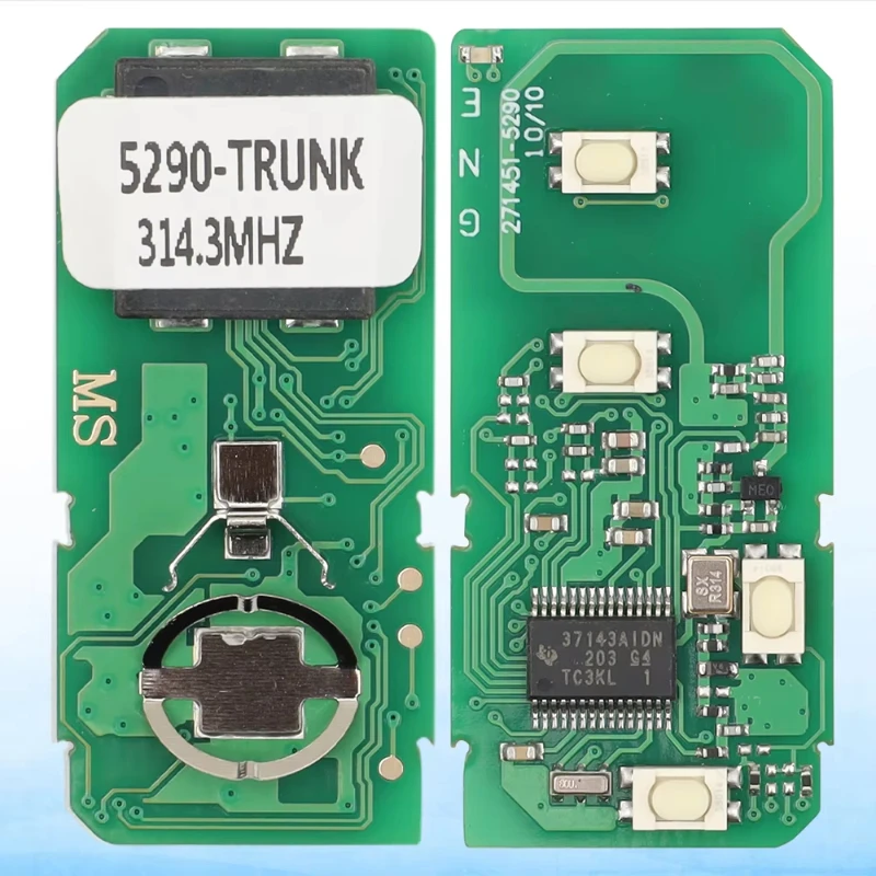 JsHonYu HYQ14ACX Board 271451-5290 314.3MHz Smart Keyless Go Remote Key for Toyota Prius Venza 4Runner 2010-2016 Fob