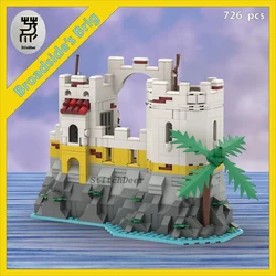 StitchDeer 726PCS MOC Broadside's Brig Remake Tower Block Assembling Model Building Block Toy Brick Children Birthday Gifts 6259