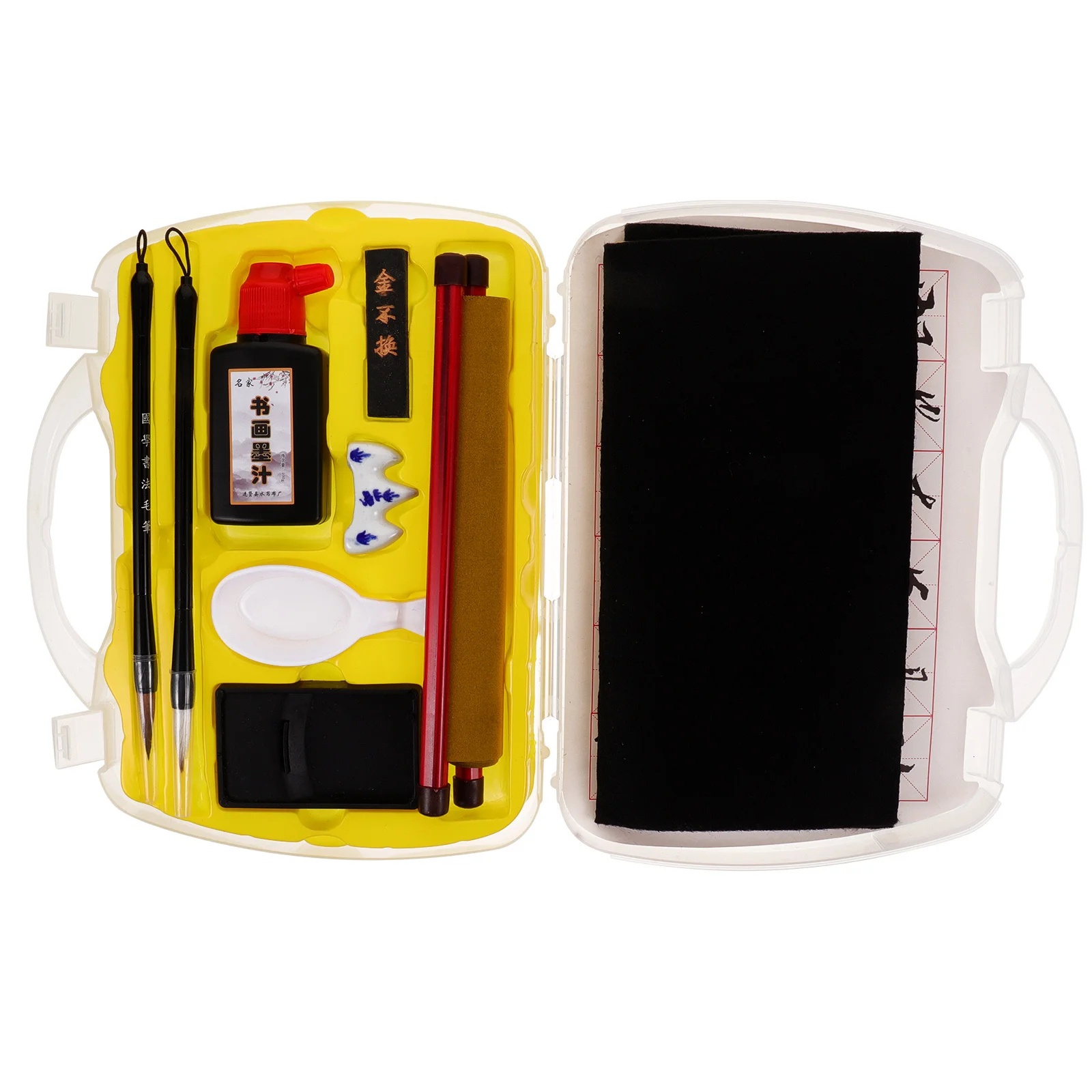 1 Set Of Calligraphy Cloth Folding Writing Mat For Chinese Calligraphy Practice Reusable Stationery Kit Beginner Household