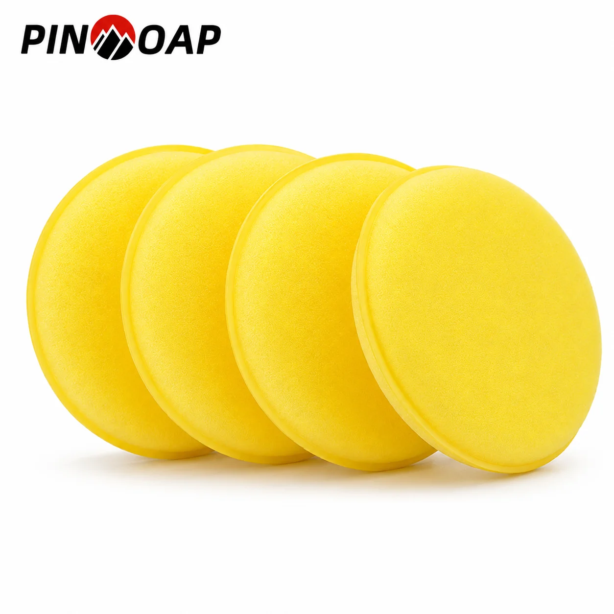 PINMOAP 3/5/12PCS Reusable Polishing Sponge Car Wax Applicator Foam Pad Soft Buffing Sponge Fit Auto Detail Paint Cleaning Care