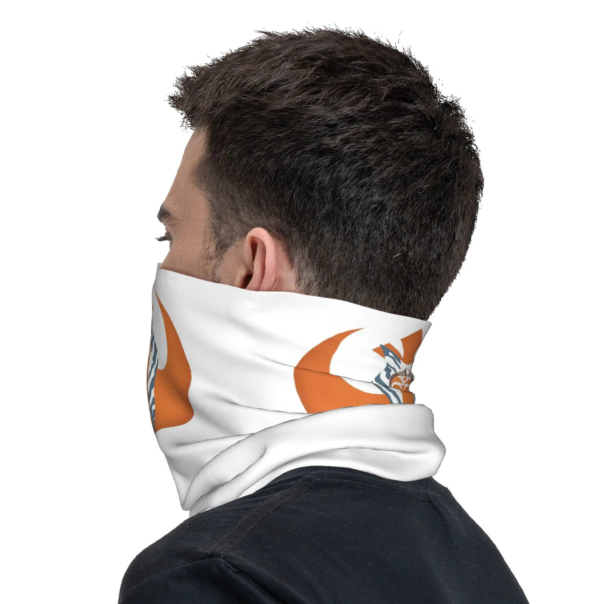 Ahsoka Bandana Halsbeenkap Gedrukt Wikkelsjaal Warme hoofddeksels Buitensporten Voor Heren Dames Volwassen Ademend