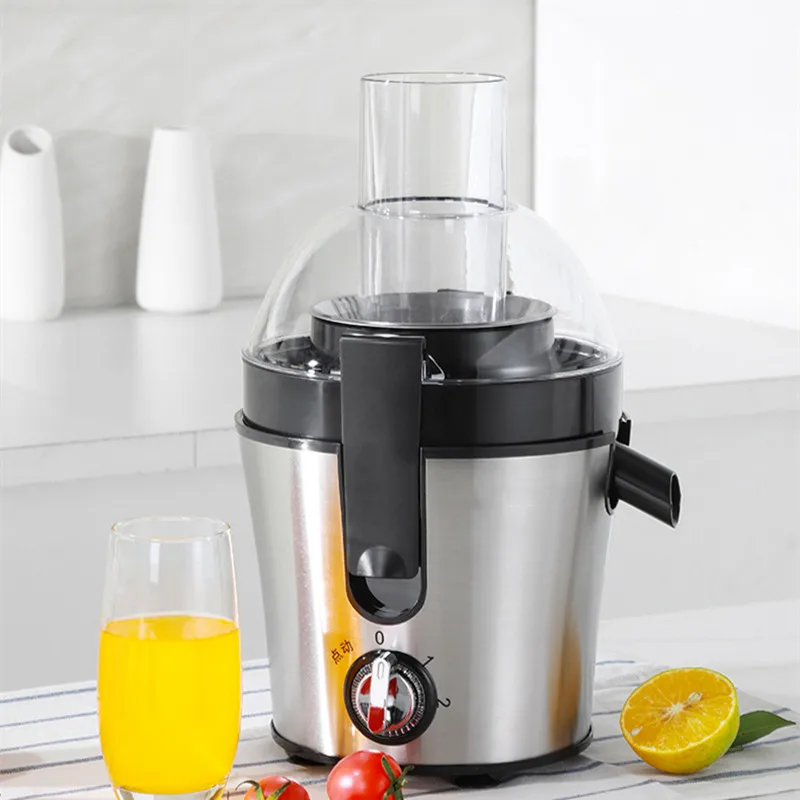 Multi-Function Portable Electric Juicer 300W Stainless Steel 2 Speeds FruitVegetable Juicer Summer Smoothie Lemon Juice Home Use