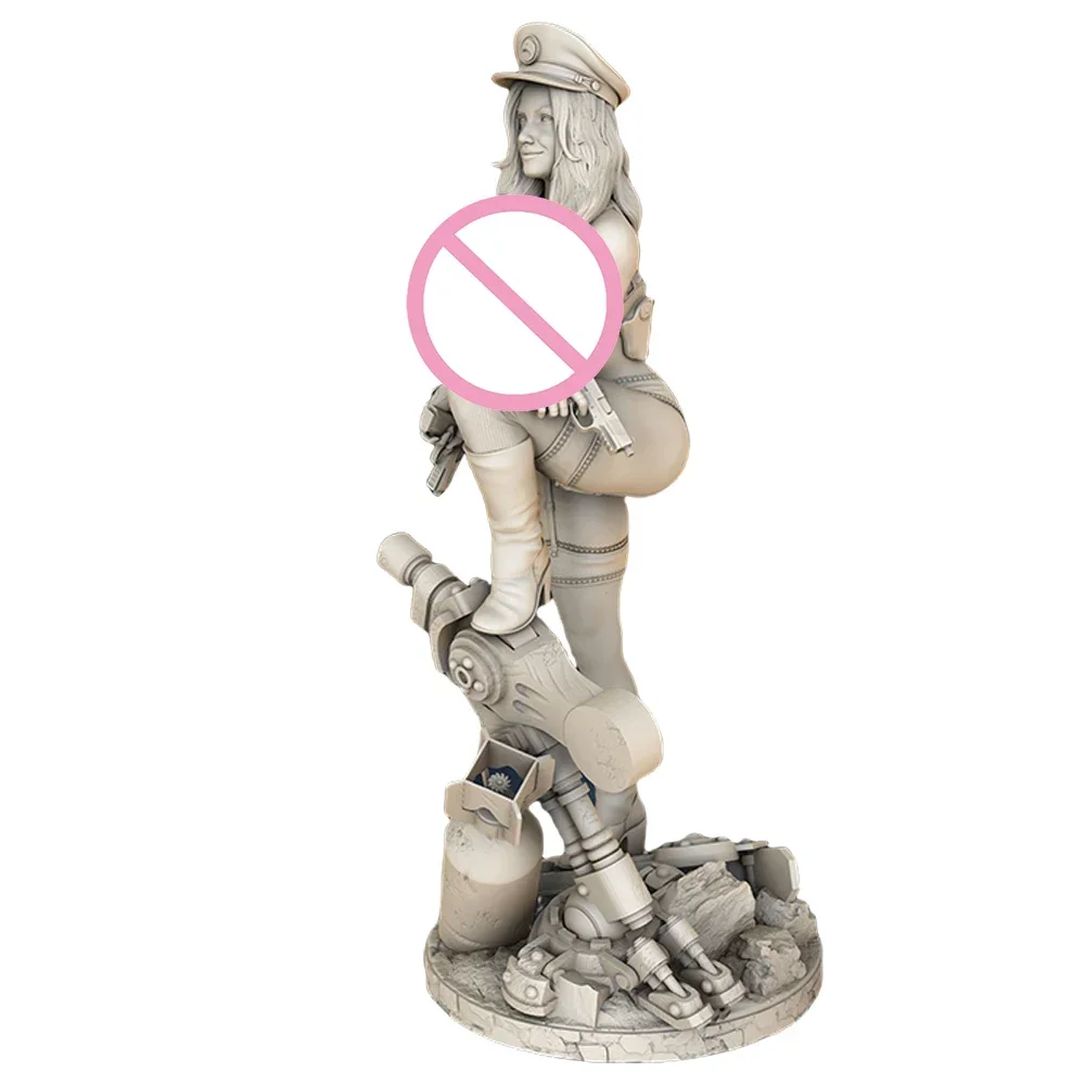 레이디 블랙호크 피규어 1:24 미니어처 피규어 송진 모델 키트, 도색되지 않은 플라스틱 모델 키트, A504