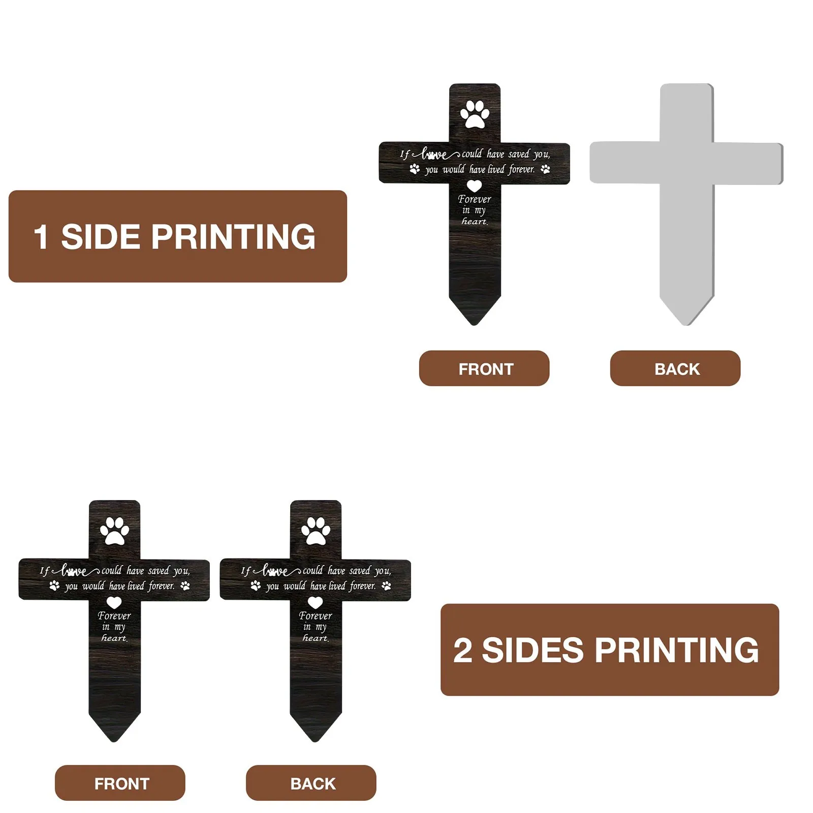 علامة قبر كلب ، ديكور ساحة تذكاري ، فقدان الحيوانات الأليفة ، لوحات خارجية ، ذكرى تذكارية ، ذكرى حديقة ، تعاطف مخلب #4