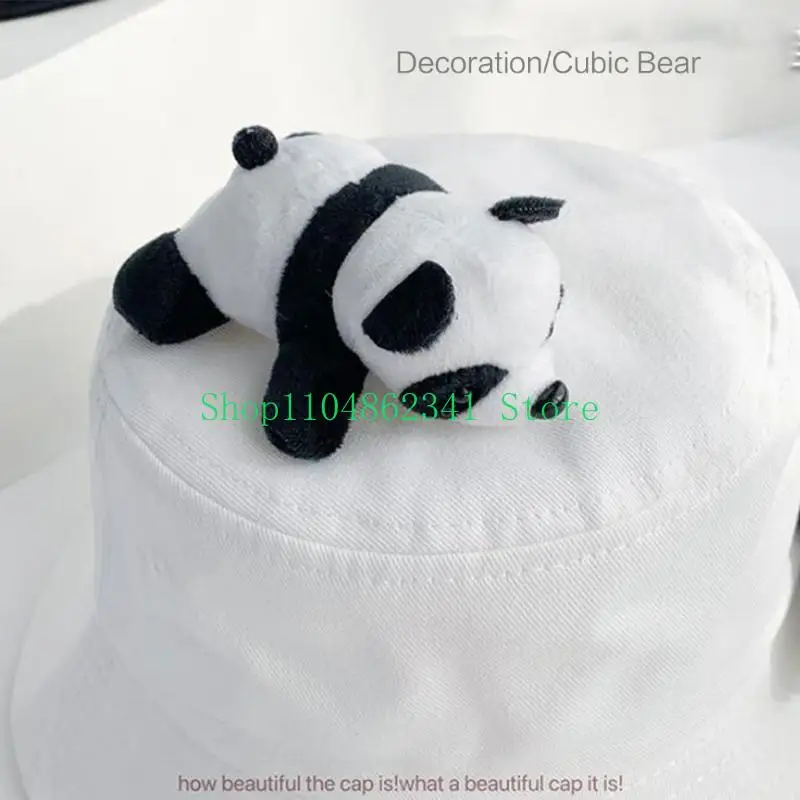 652F Pandas Hat Pandas Fisherman Hat Pandas Bucket Hat Pandas SunHat Kid Summer Bowlers Hat Basin Hat Cloches Hat Summer Hat