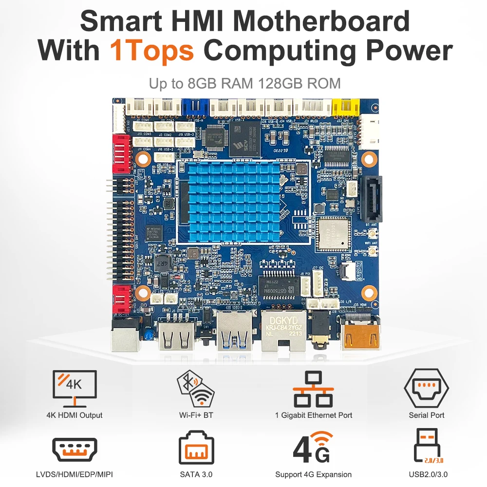 Imagem -02 - Liontron-rockchip Rk3566 Mini pc Mainboard Quad-core 64-bit Wi-fi Ble Gigabit Run Andróide Linux Openharmony Sistema Operacional Sbc Placa Única