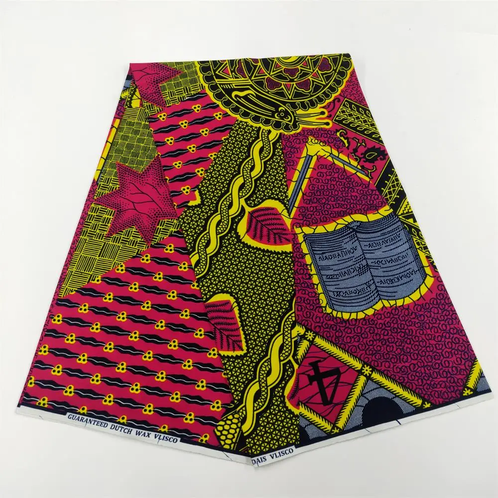 African Traditional Dress Fabric Fashion Batik Ankara Print Fabric For Sewing High Quality Wedding Party Dresses