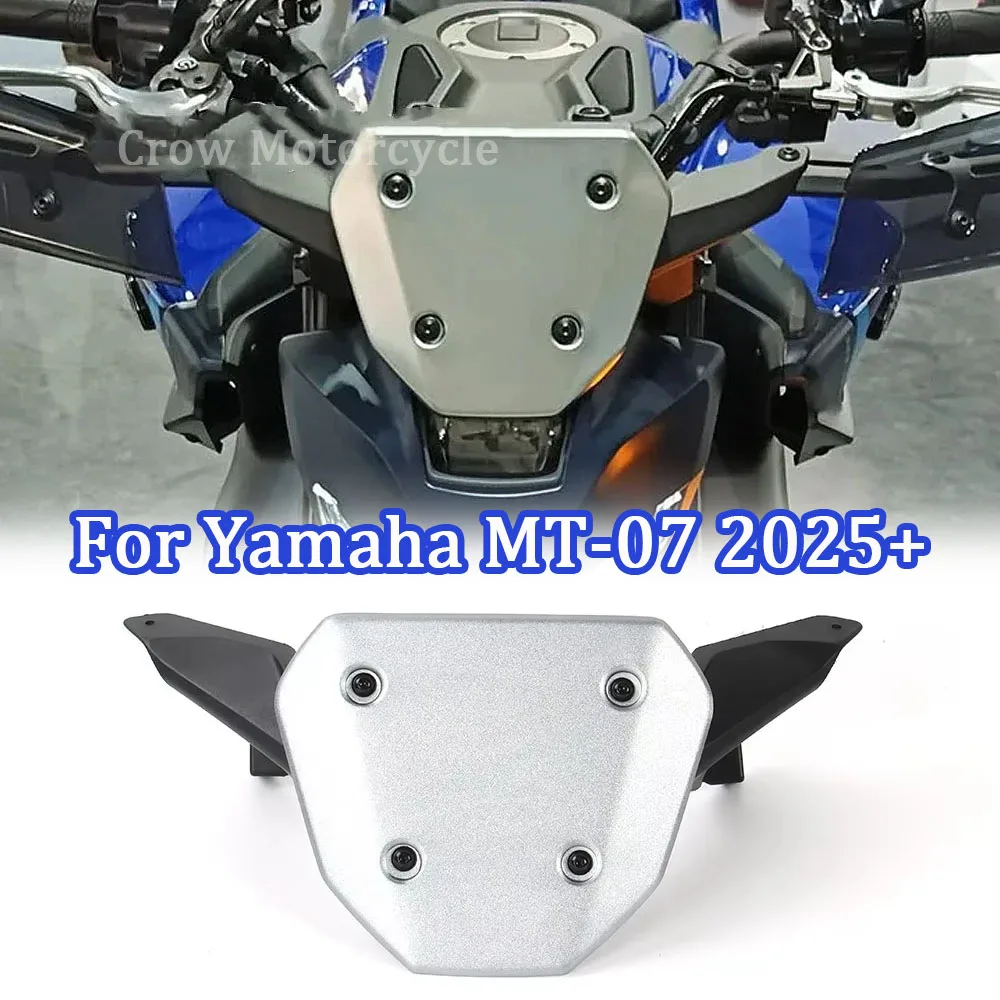 

Motorcycle Accessories Front Windshield Windscreen Visor 100% brand new Wind Deflector Kit For Yamaha MT-07 2025+