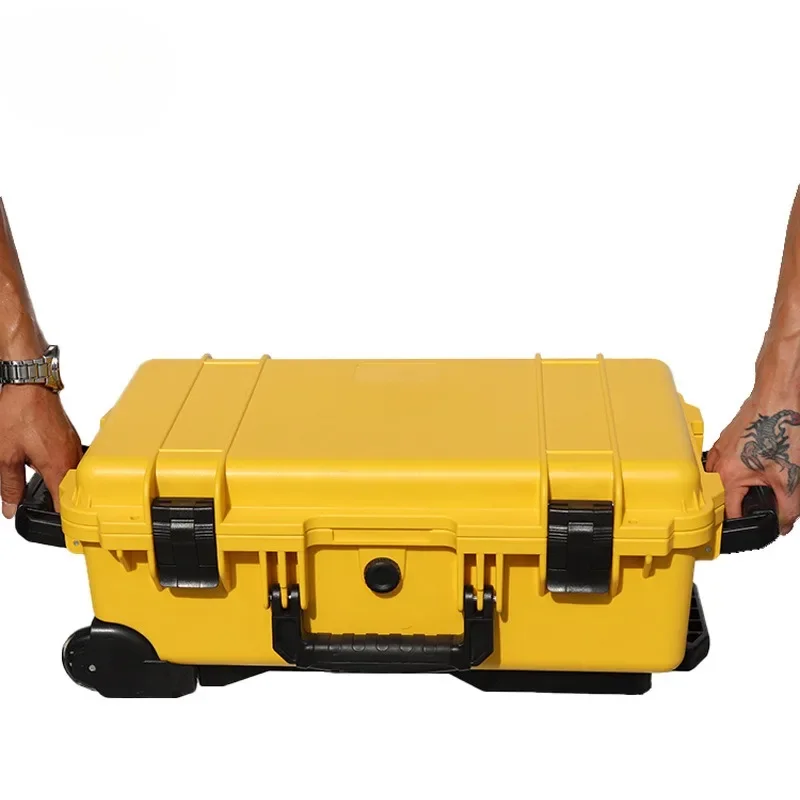 Rigid Plastic Hardware Tools Storage Tool Case Waterproof Draw-bar Box Photographic Medical Equipment Safety Protection Tool Box