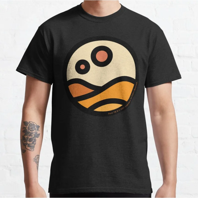 

Arrakis desert Dunes of Arrakis Dune worm Sandworm sic fi Gift t shirt for man Large size Tops 100% cotton printed mens Clothes