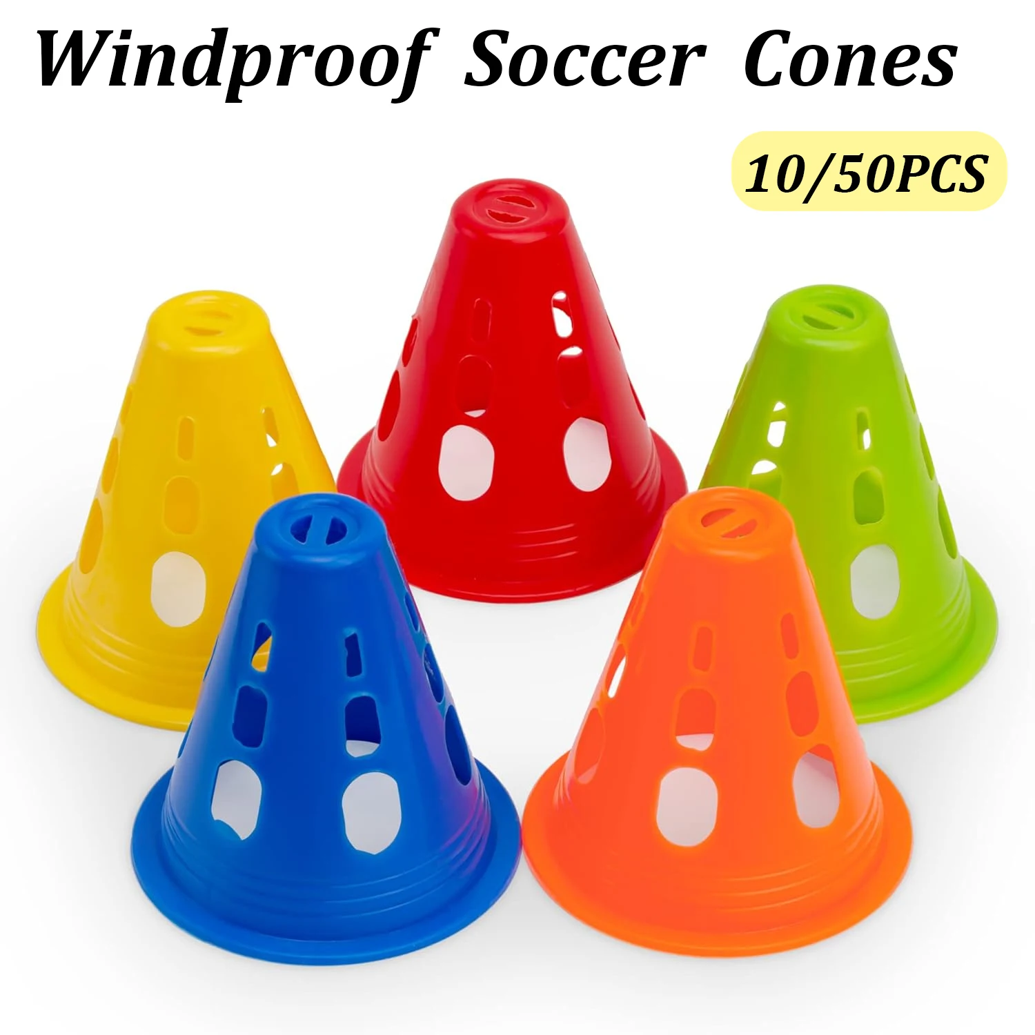 10PCS 8CM Universal Skating Marker Cones Plastic Windproof Roadblock Football Soccer Sport Marker Cup Speed Training Equipment