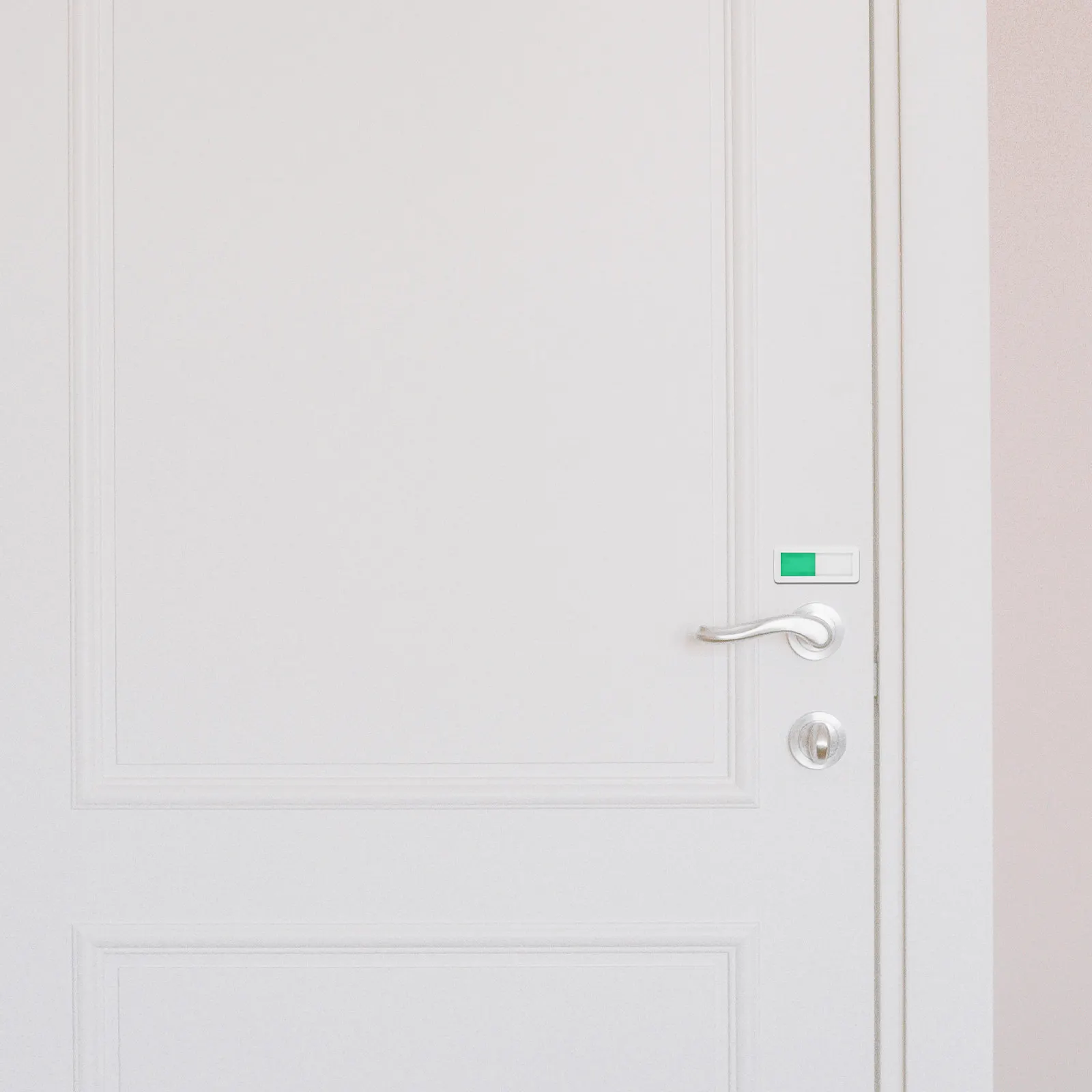 Not Disturb Sign Pmma Status Switch Signboard Toilet Slide Privacy Door Signboard for Bathroom Bathroom Occupied Vacant Sign