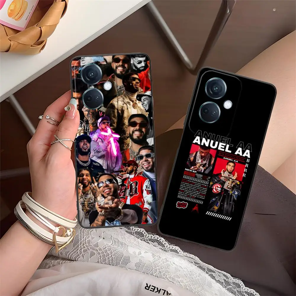 Anuel AAAA Phone Case for OPPO Reno 14 13 12 11 10 9 8 7 6 5 F T Pro 5G Soft TPU Shockproof Cover