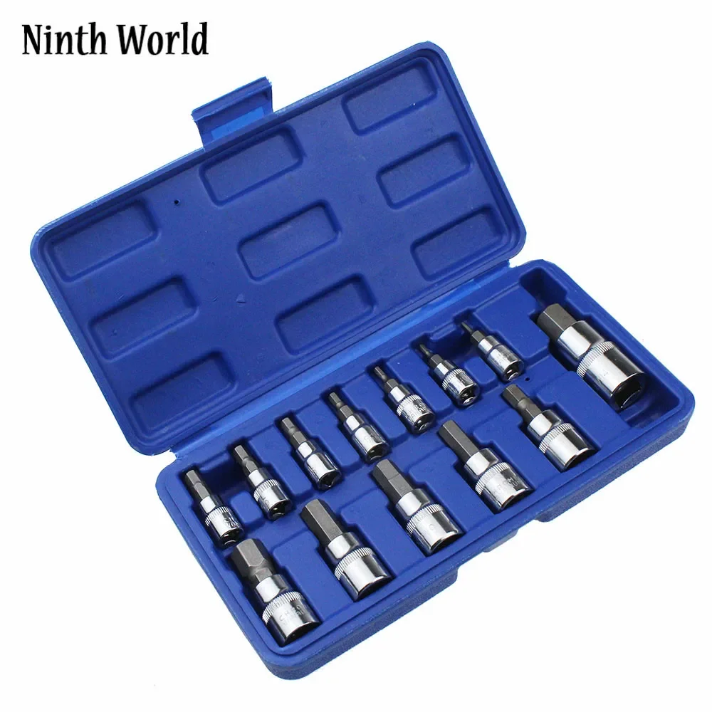 Ninth World 13PCS Allen Key Ratchet Wrench 1/4 