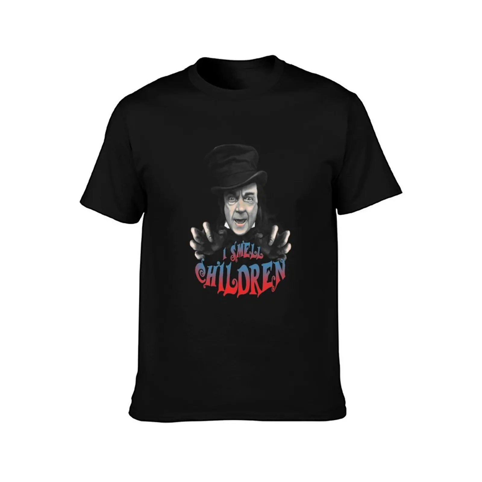 Child Catcher T-Shirt, Summer Casual Cotton Tee, Oversized Streetwear Tops, Vintage Graphic Print, Loose Fit Short Sleeve