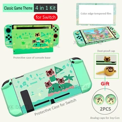 Coque de protection pour Nintendo Switch, style animal, boîtier PC, coque fine, accessoires NS