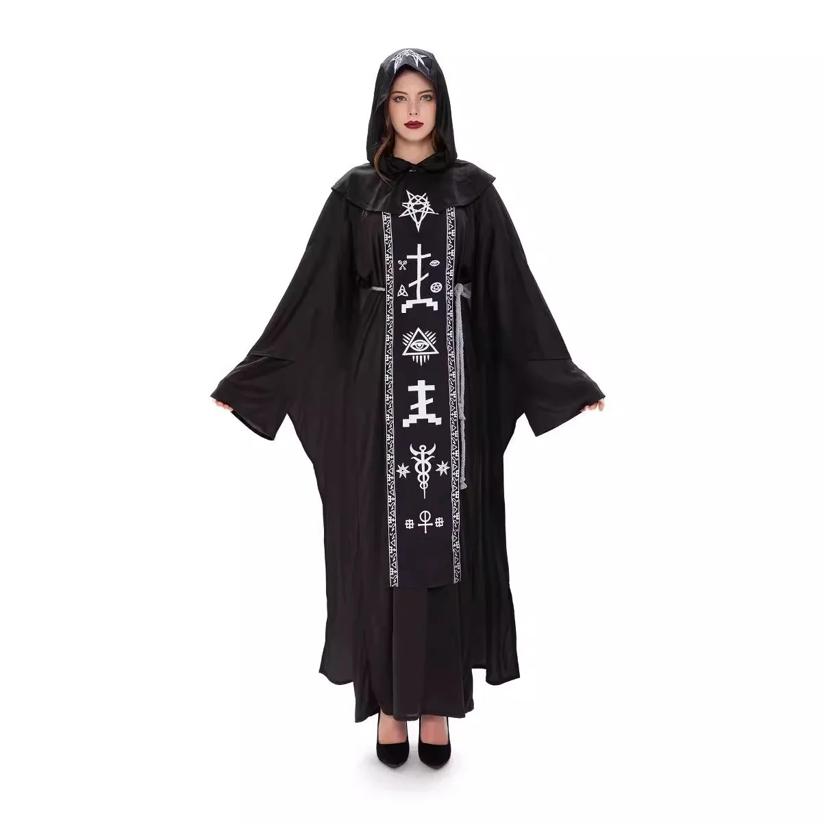 블라 마법사 로브 할로윈 의상 커플 롤플레잉 의상 코스프레 공연 의상 민족 무대 의상