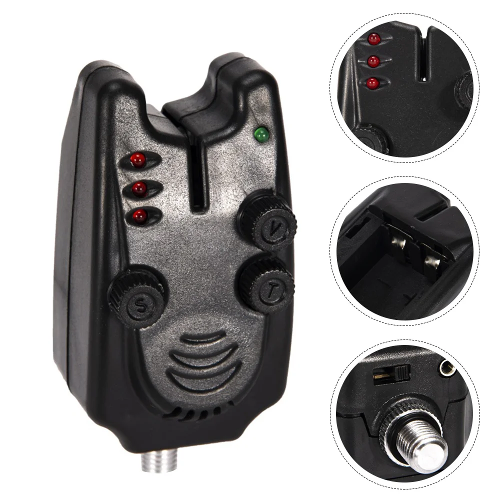 Fishing Alarm Accessory Tool Annunciator Black for European Style Electronic Illuminated Bell