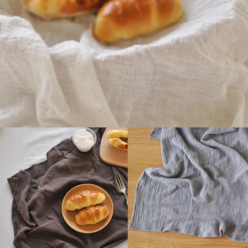 코튼 린넨 식탁보 사진 배경 천 냅킨 식탁 커버 주방 피크닉 플레이스 매트 홈 장식