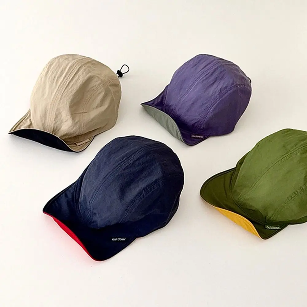 New Double-sided Baseball Cap Mountain Style Soft Thin Brim Leisure Sun Hat Quick-drying Breathable Sunscreen Hat Unisex