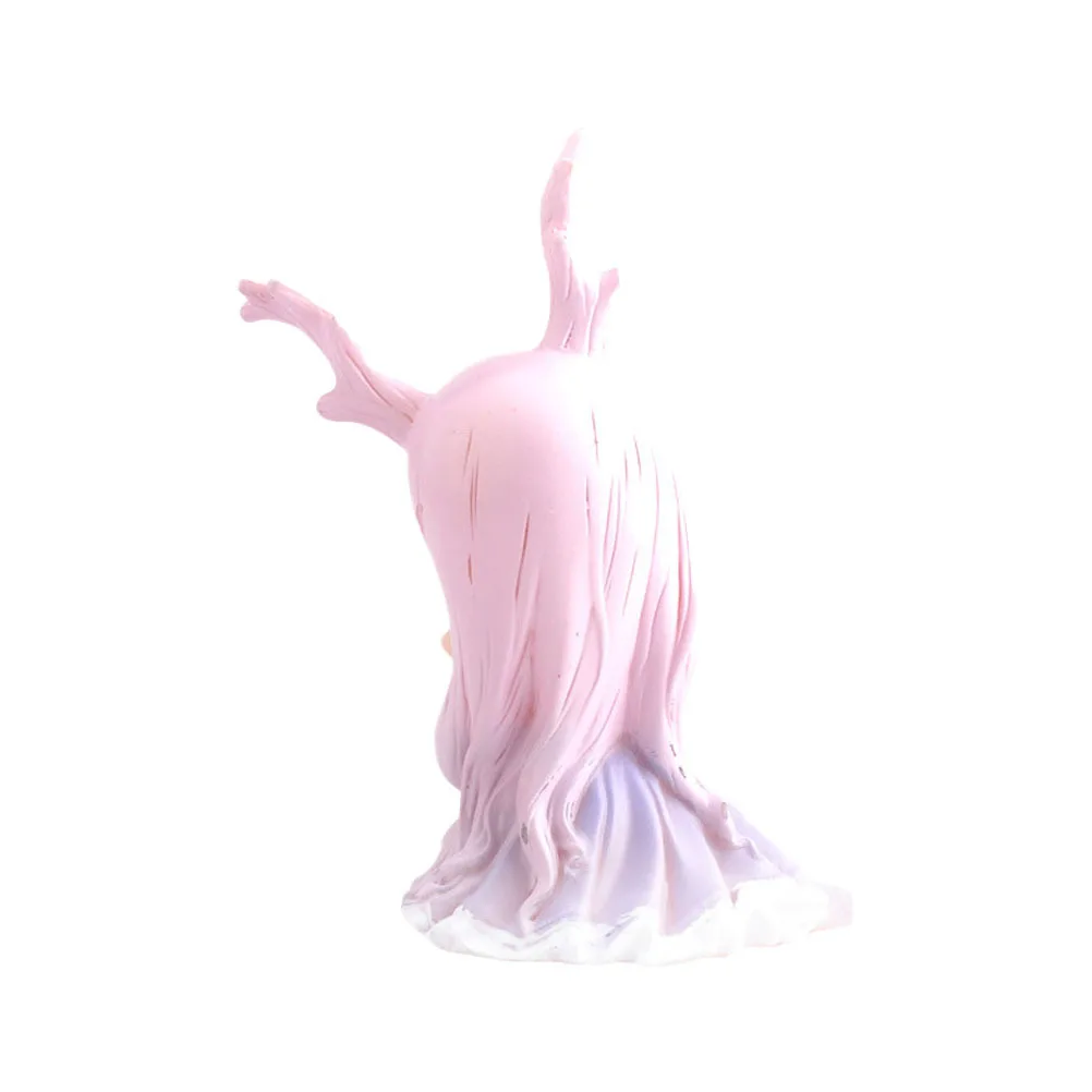 

Pink Resin Deer Ornament Elegant Garden Yard Patio Lawn Desk Home Decor Birthday Gift Deer Decor Resin Statue Desktop