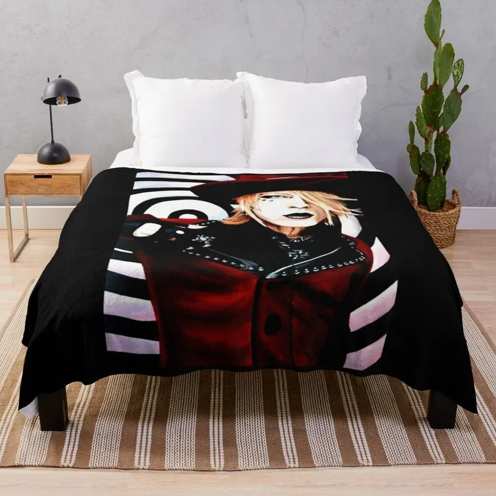 Ruki - The Gazette Classic . Throw Blanket Soft Beds Beautifuls Plush Blankets