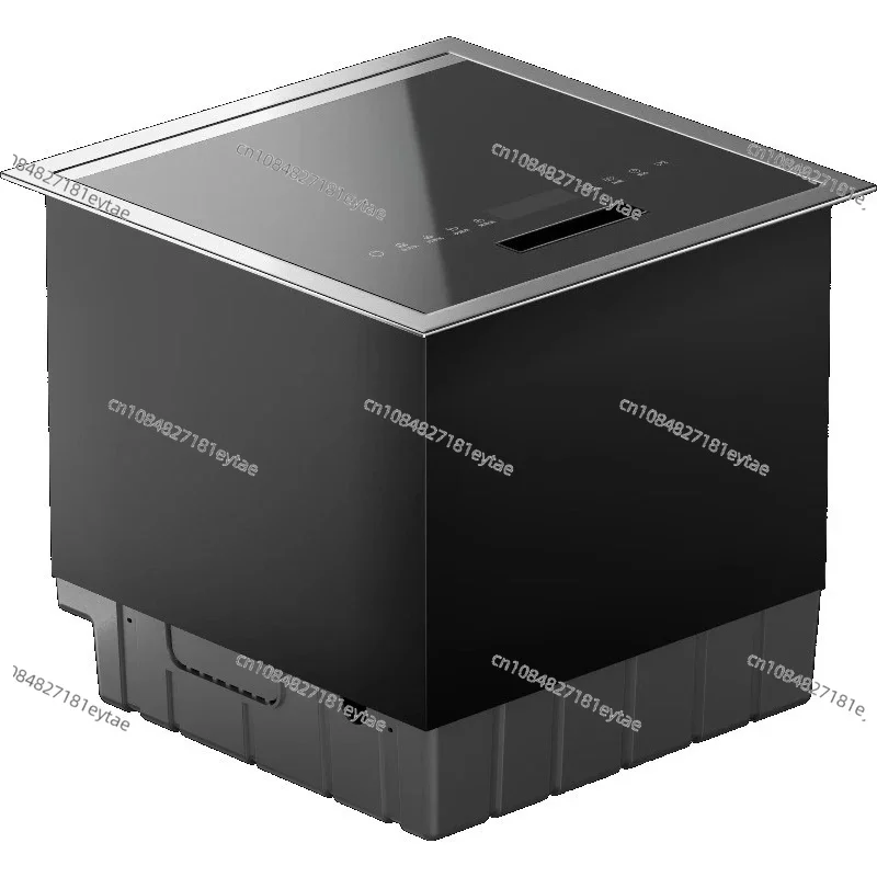 

Electric Stainless Steel Countertop Dishwasher 5 Place Setting 1 Hour Cycle for Singles Couples RV Use
