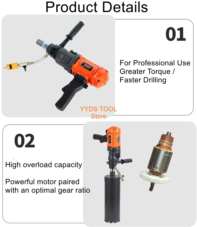 SCY-90/2BS Water Drill Concrete Core Drill Engineering Drill Hole Maker Drilling Machine